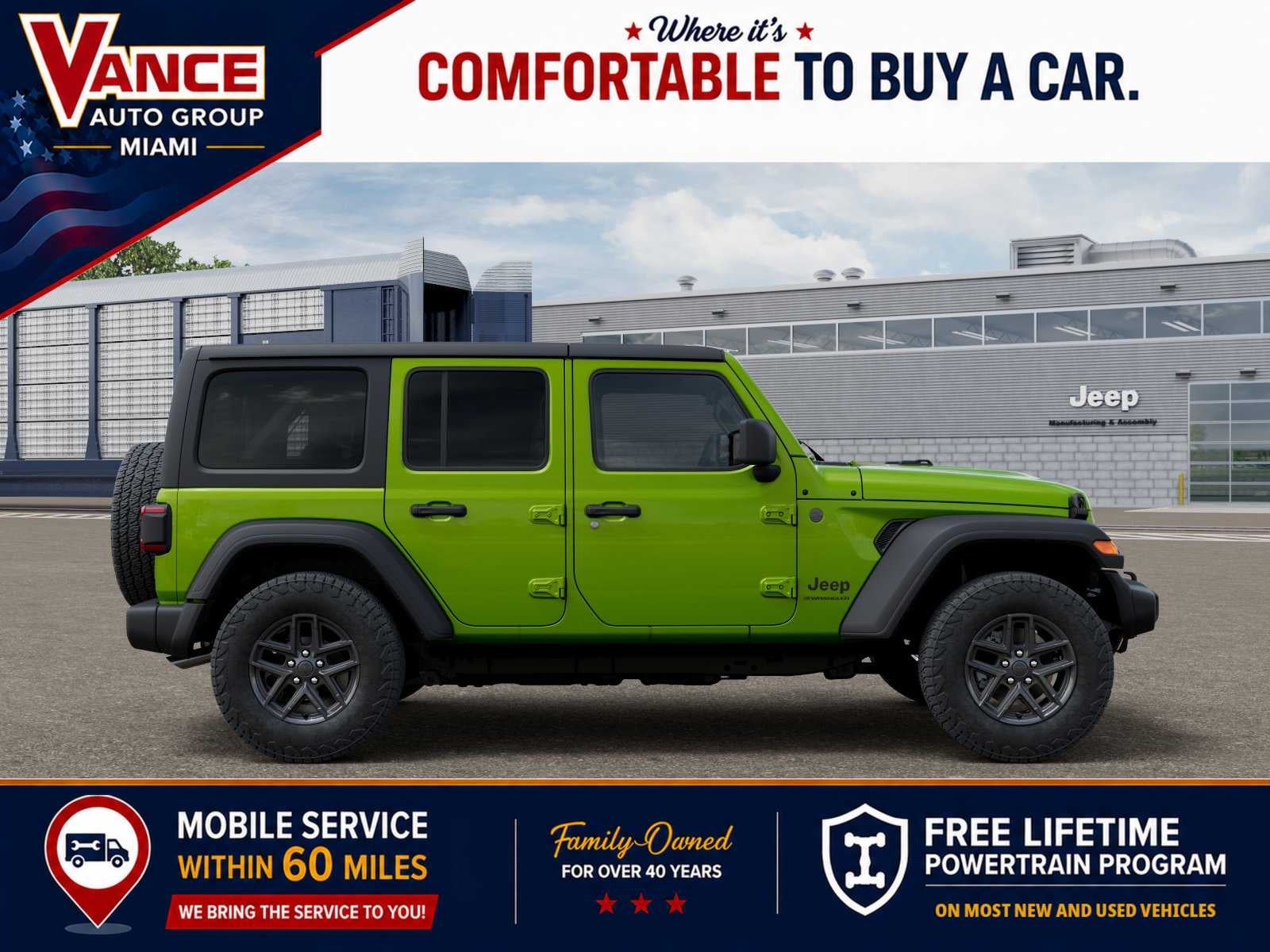 2026 Jeep Wrangler WRANGLER 4-DOOR SPORT S