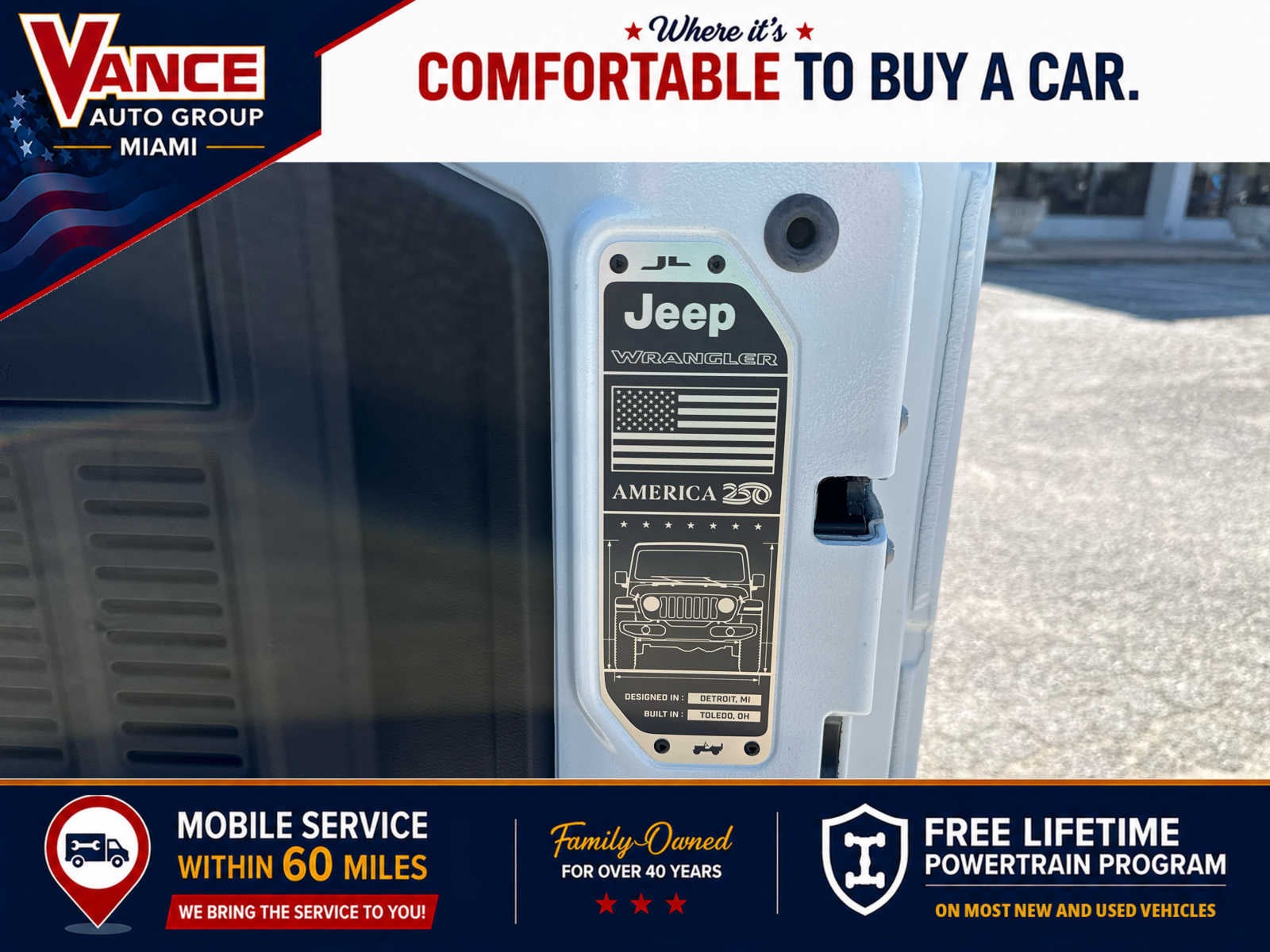 2026 Jeep Wrangler WRANGLER 4-DOOR AMERICA250