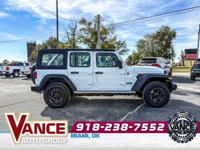 2026 Jeep Wrangler WRANGLER 4-DOOR SPORT