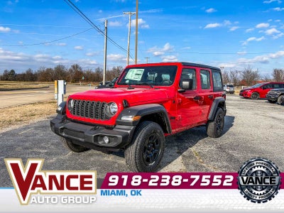 2026 Jeep Wrangler WRANGLER 4-DOOR SPORT