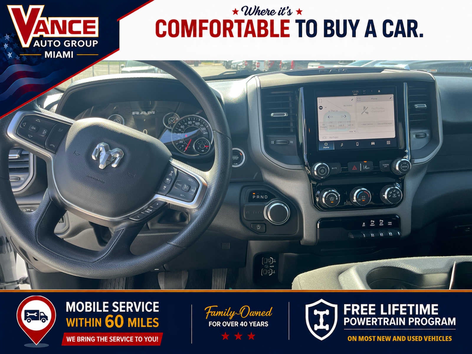 2025 RAM Ram 1500 Tradesman Crew Cab 4x2 5'7' Box