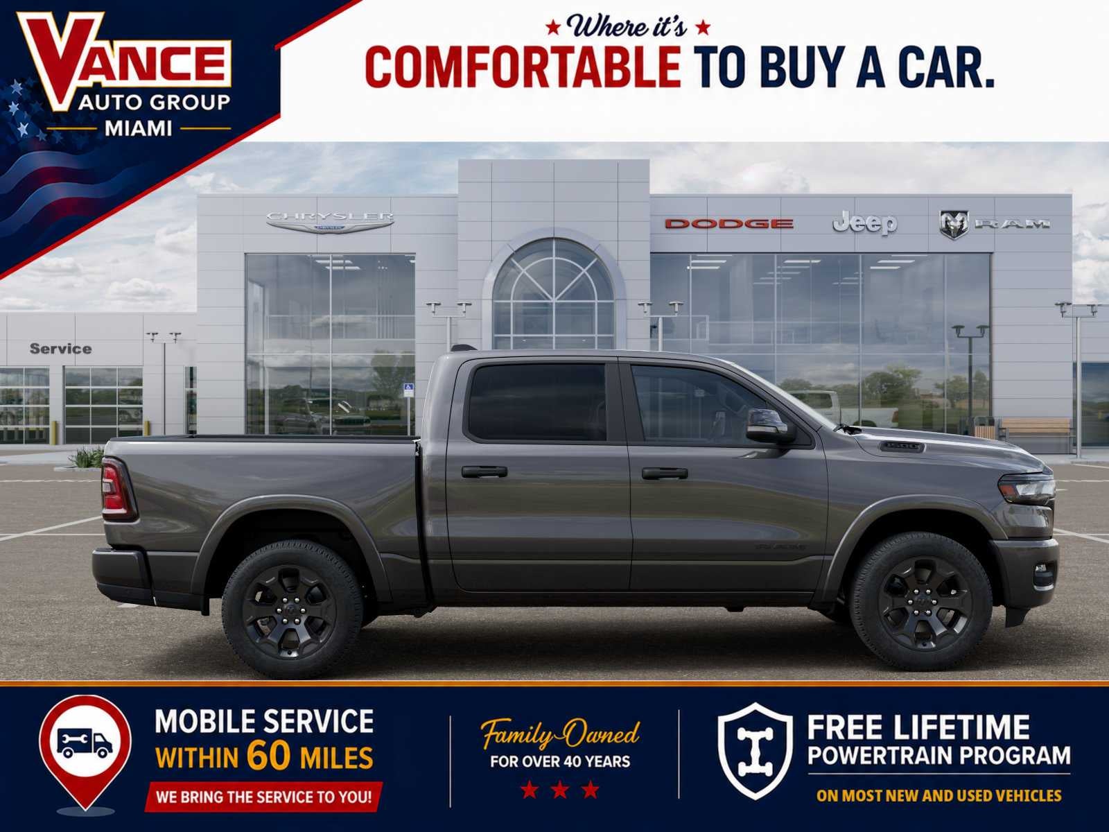 2026 RAM Ram 1500 RAM 1500 BIG HORN CREW CAB 4X4 5'7' BOX