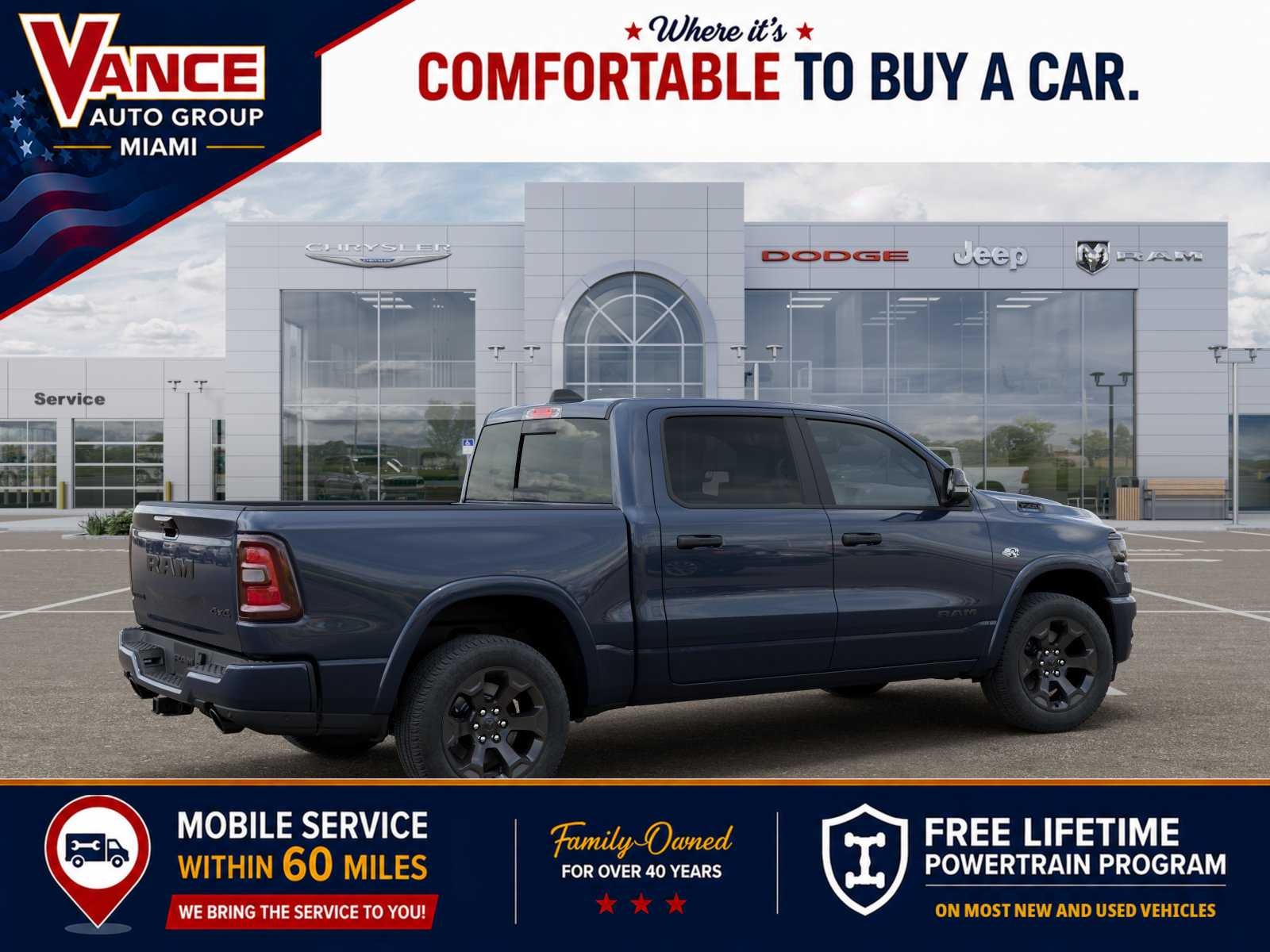 2026 RAM Ram 1500 RAM 1500 BIG HORN CREW CAB 4X4 5'7' BOX
