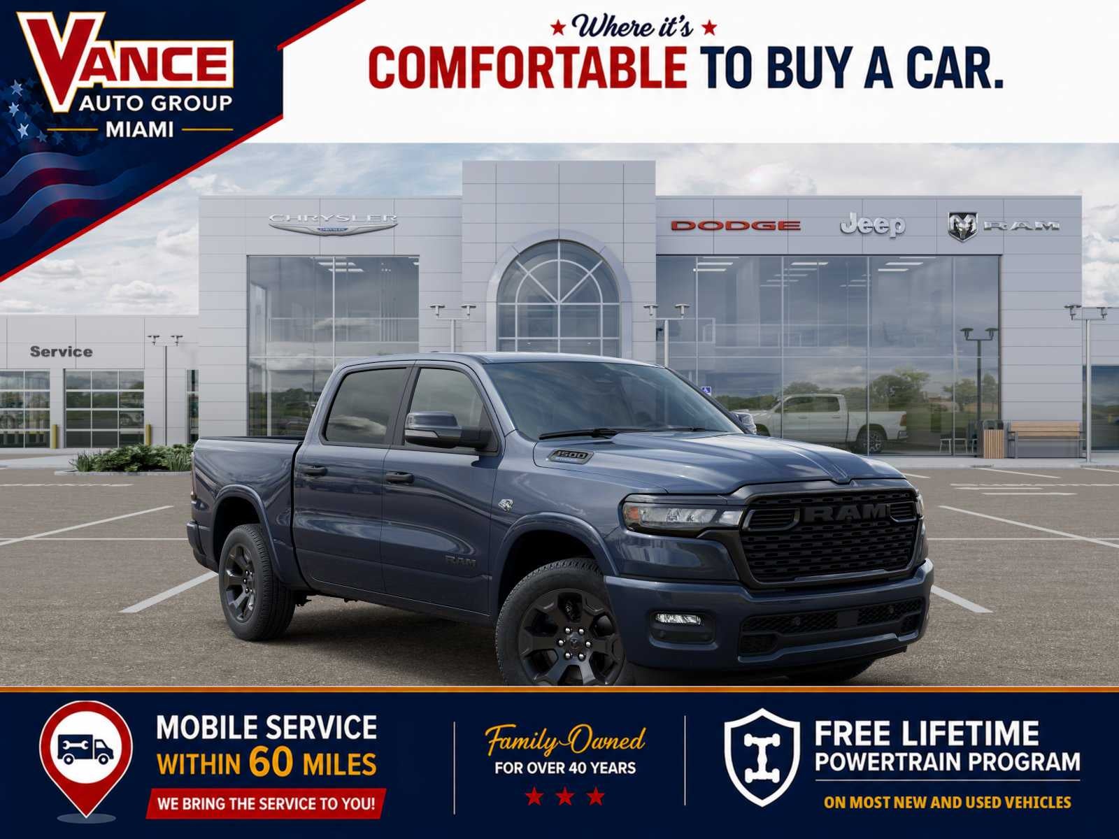 2026 RAM Ram 1500 RAM 1500 BIG HORN CREW CAB 4X4 5'7' BOX