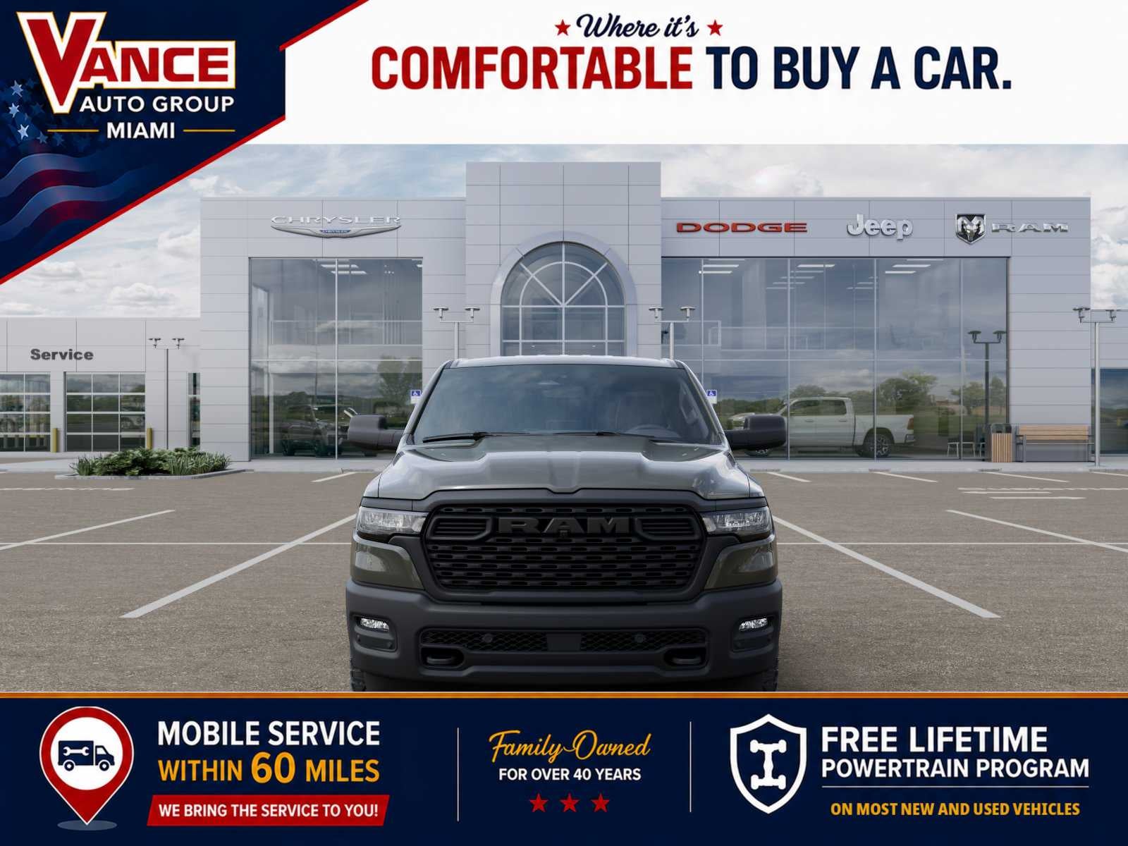 2027 RAM Ram 1500 RAM 1500 WARLOCK CREW CAB 4X4 5'7' BOX