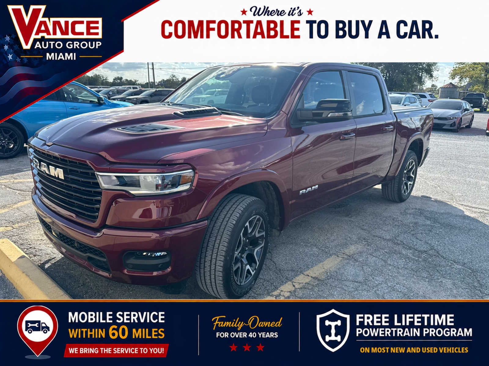 2025 RAM Ram 1500 Laramie Crew Cab 4x4 5'7' Box