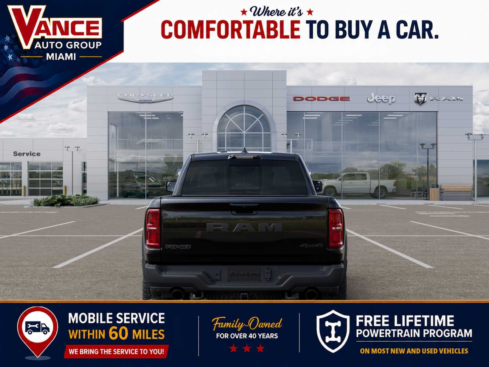 2026 RAM Ram 1500 RAM 1500 RHO CREW CAB 4X4 5'7' BOX