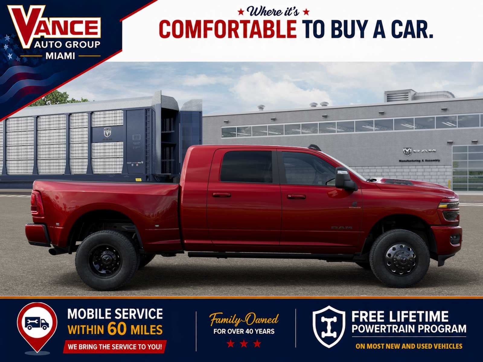 2027 RAM Ram 3500 RAM 3500 LARAMIE MEGA CAB 4X4 6'4' BOX