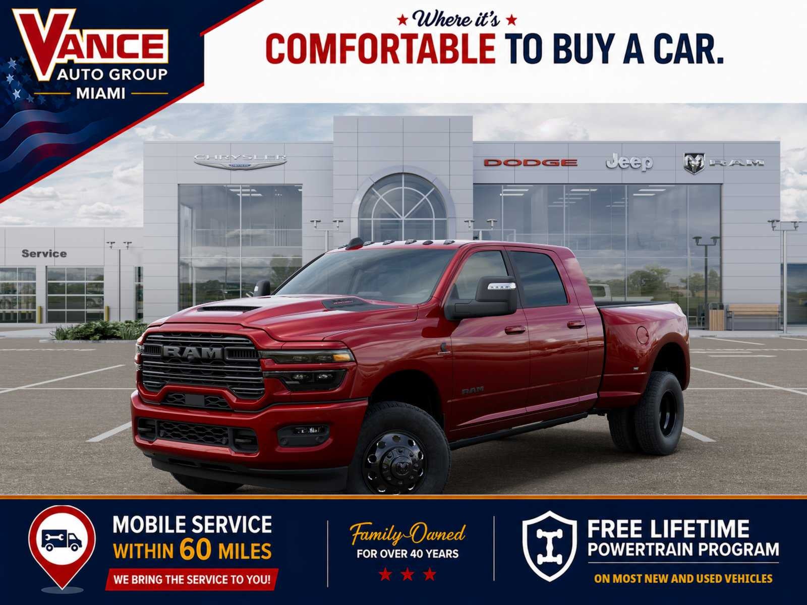2027 RAM 3500 RAM 3500 LARAMIE MEGA CAB 4X4 6'4' BOX