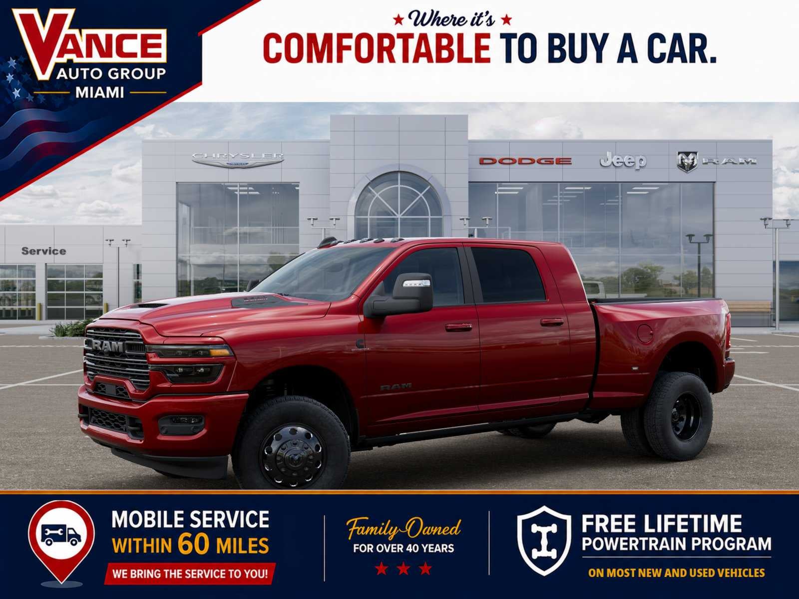 2027 RAM 3500 RAM 3500 LARAMIE MEGA CAB 4X4 6'4' BOX