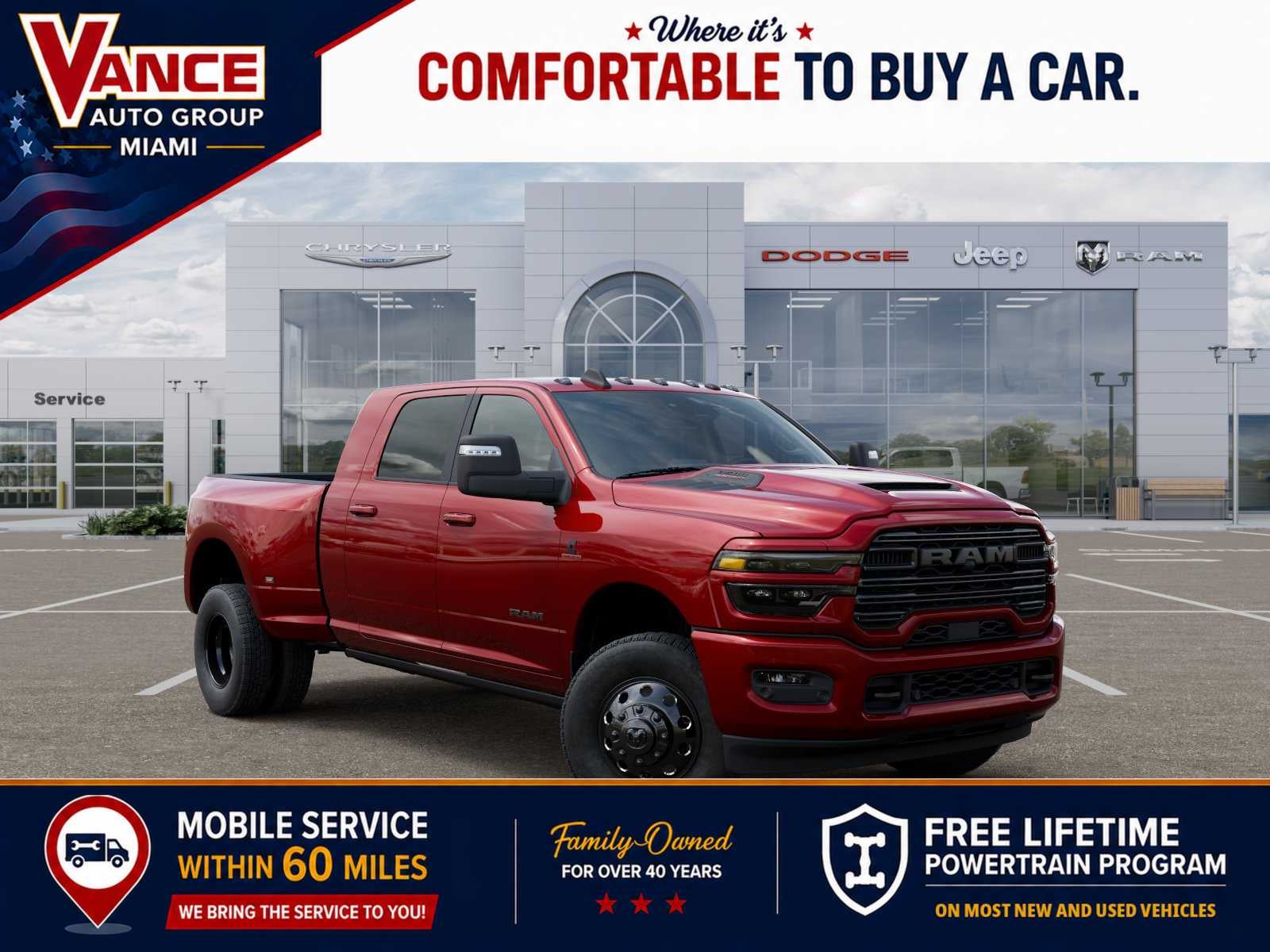 2027 RAM 3500 RAM 3500 LARAMIE MEGA CAB 4X4 6'4' BOX