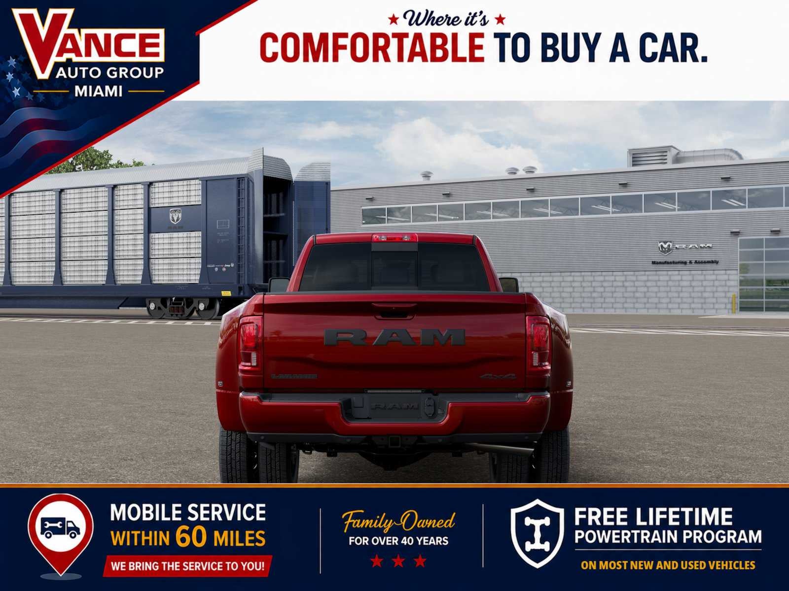 2027 RAM Ram 3500 RAM 3500 LARAMIE MEGA CAB 4X4 6'4' BOX