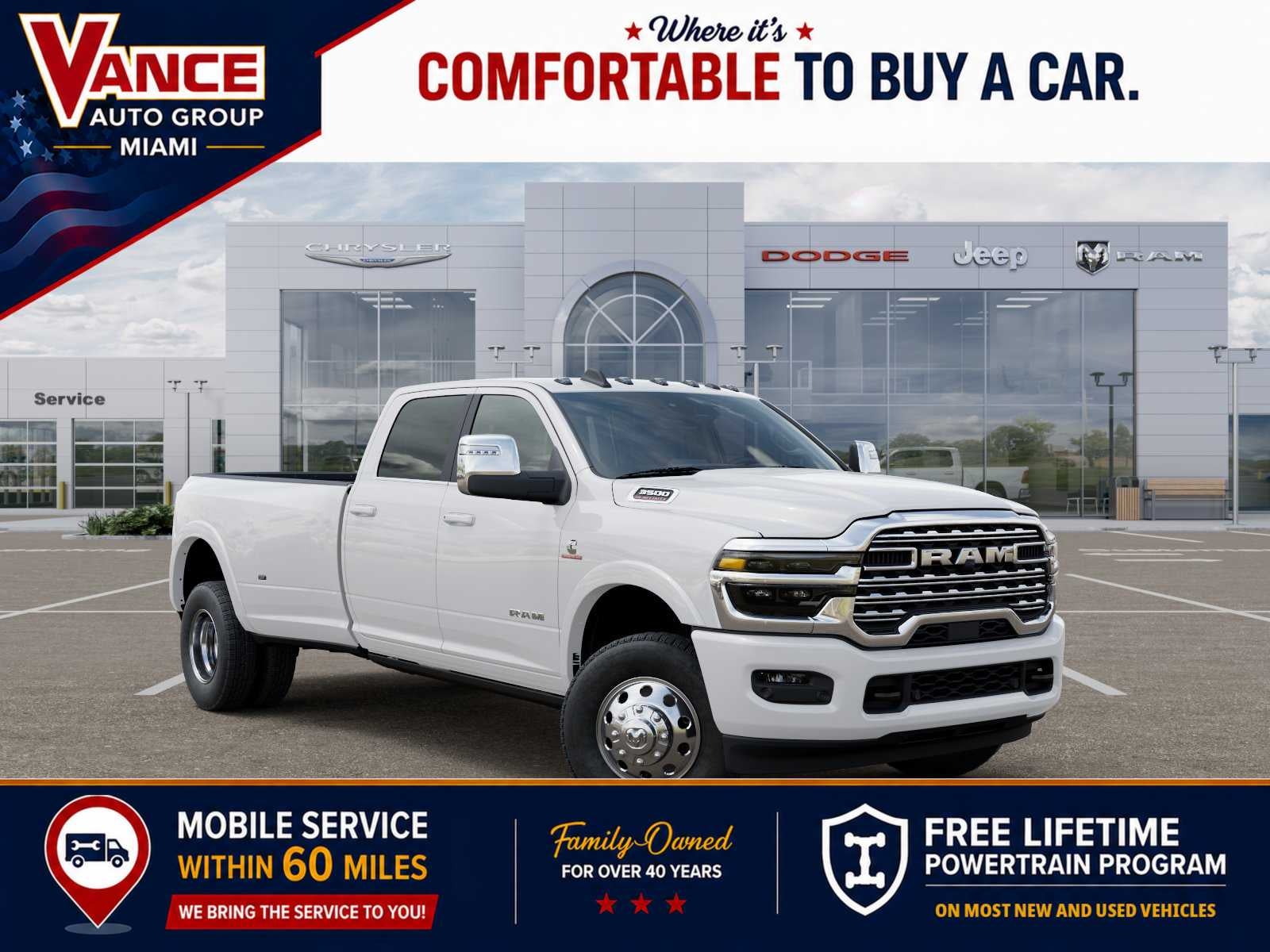 2027 RAM Ram 3500 RAM 3500 LIMITED LONGHORN CREW CAB 4X4 8' BOX