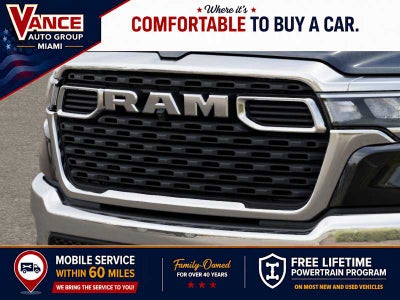 2026 RAM Ram 1500 RAM 1500 BIG HORN CREW CAB 4X4 5'7' BOX
