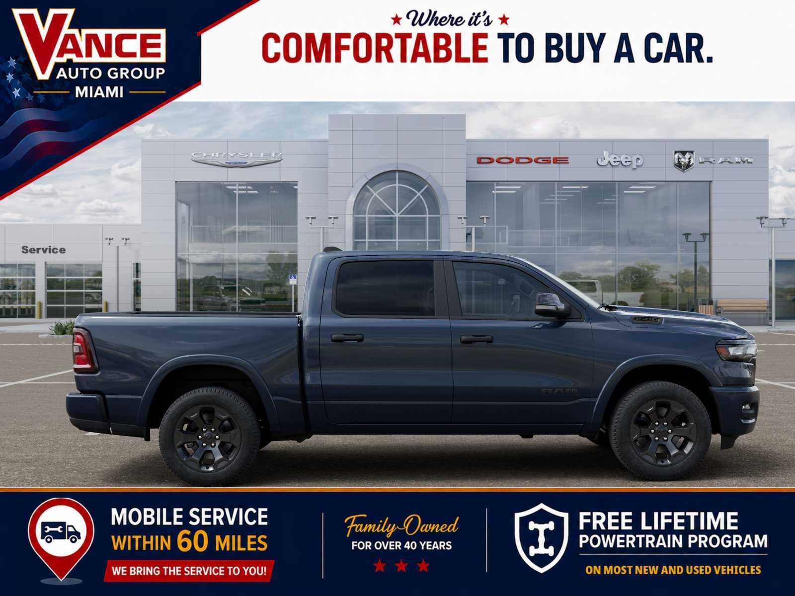 2026 RAM Ram 1500 RAM 1500 BIG HORN CREW CAB 4X4 5'7' BOX