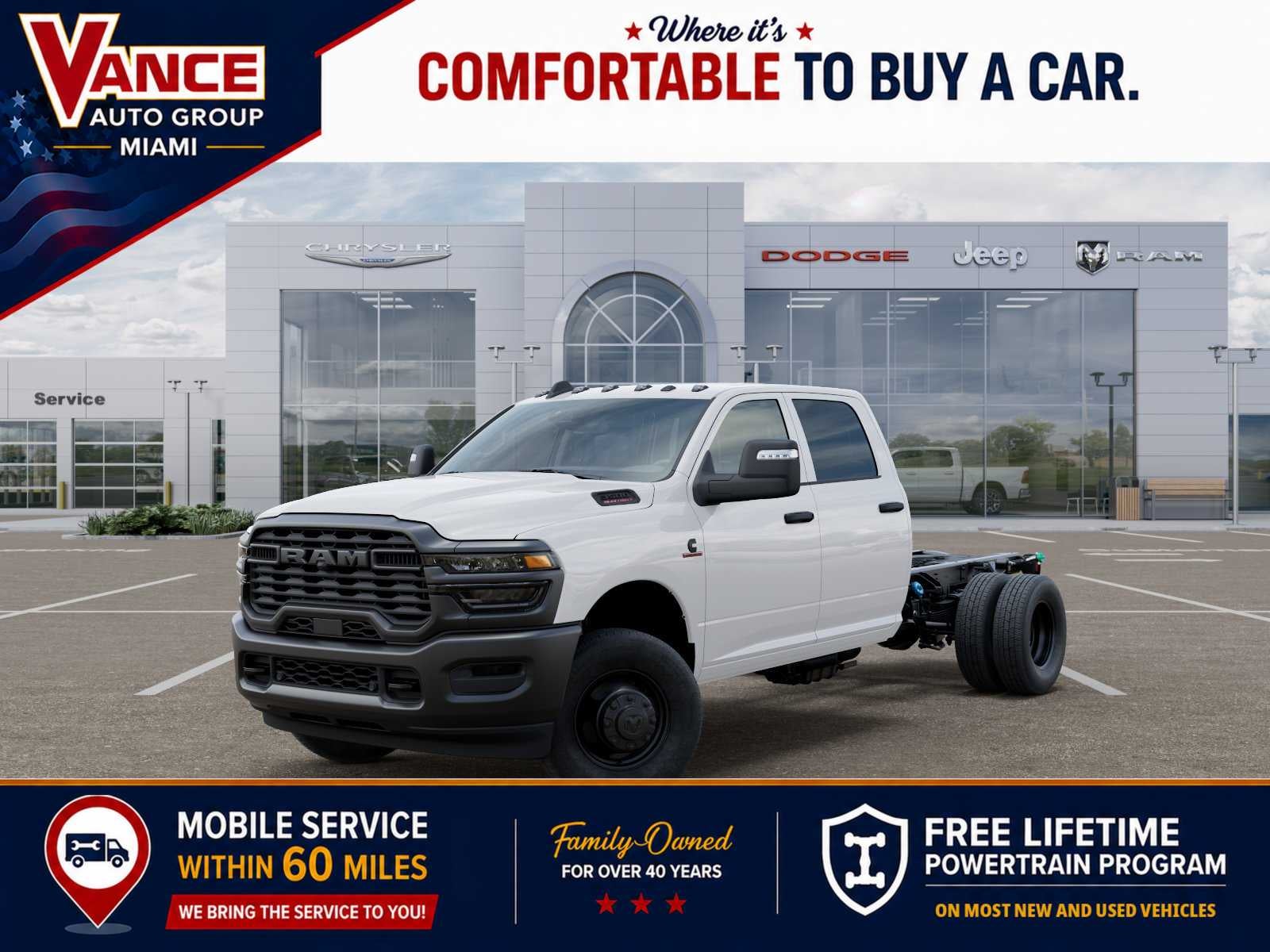 2027 RAM Ram 3500 Chassis Cab RAM 3500 TRADESMAN CREW CAB CHASSIS 4X4 60' CA