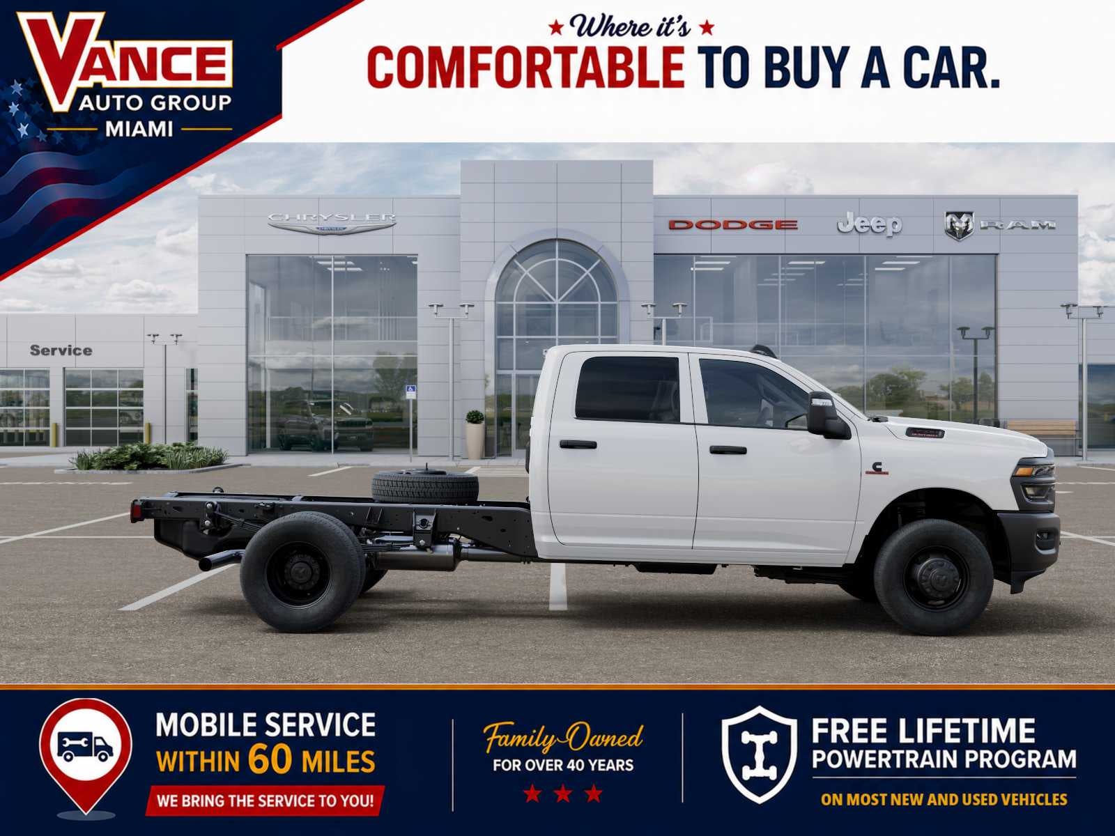 2027 RAM Ram 3500 Chassis Cab RAM 3500 TRADESMAN CREW CAB CHASSIS 4X4 60' CA
