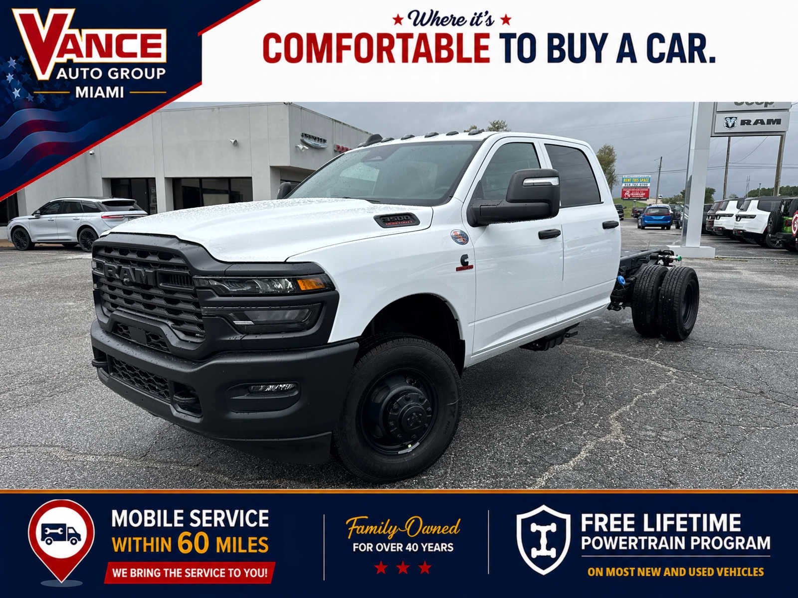 2027 RAM Ram 3500 Chassis Cab RAM 3500 TRADESMAN CREW CAB CHASSIS 4X4 60' CA