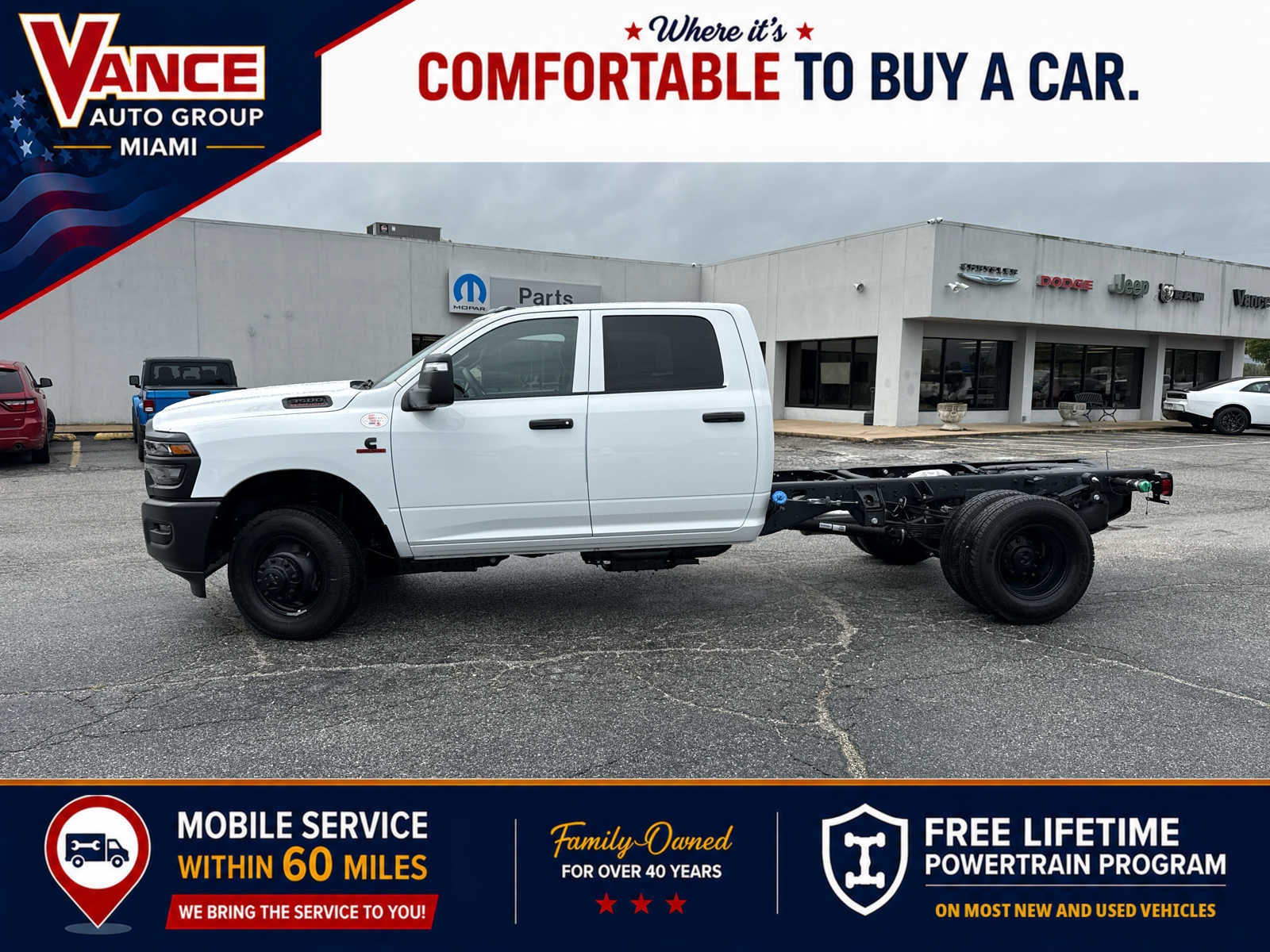 2027 RAM Ram 3500 Chassis Cab RAM 3500 TRADESMAN CREW CAB CHASSIS 4X4 60' CA