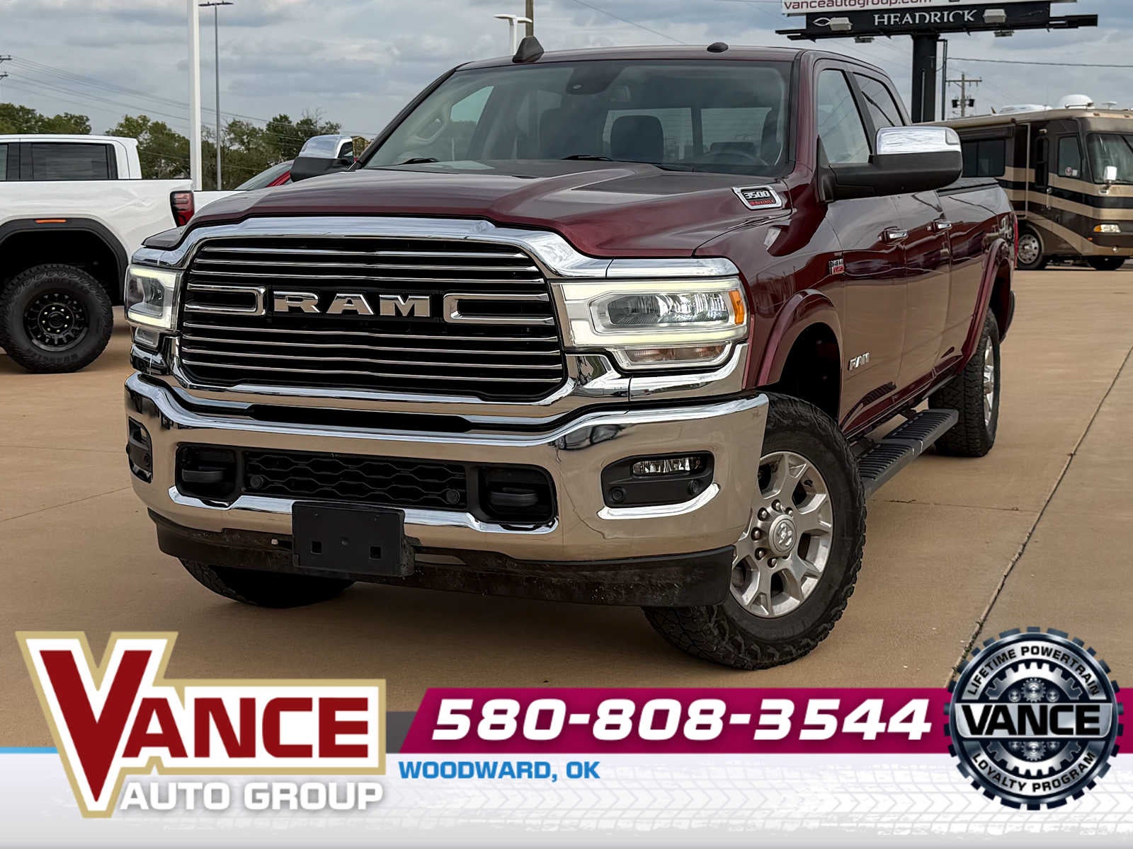2020 RAM 3500 Laramie Crew Cab 4x4 8' Box